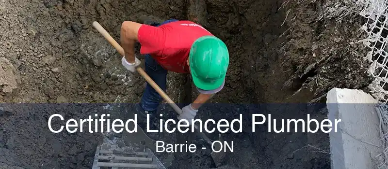 Certified Licenced Plumber Barrie - ON