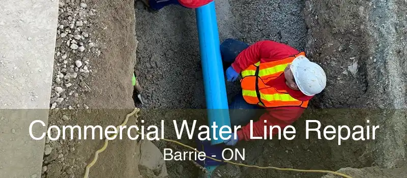 Commercial Water Line Repair Barrie - ON