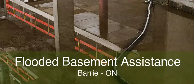 Flooded Basement Assistance Barrie - ON