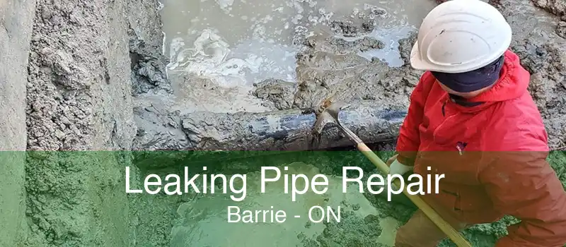 Leaking Pipe Repair Barrie - ON