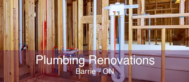 Plumbing Renovations Barrie - ON